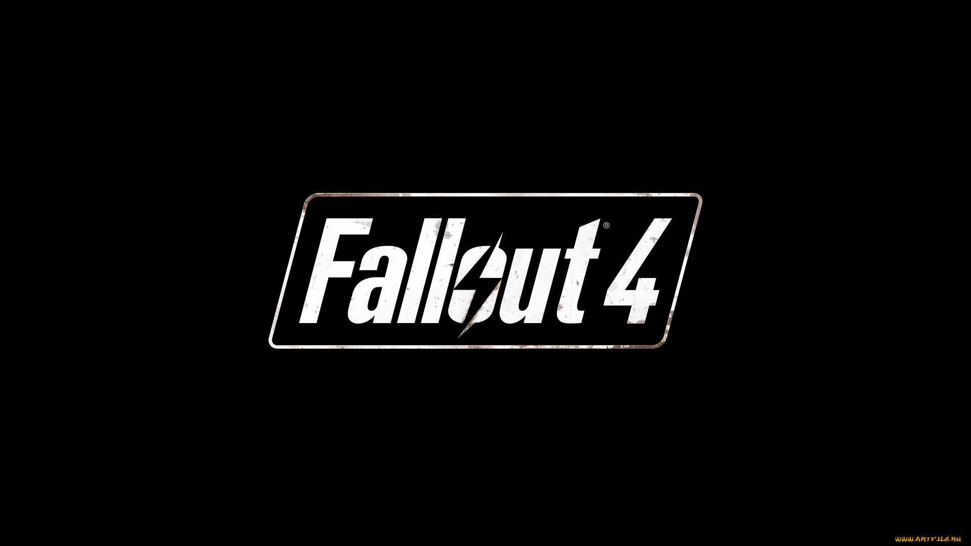 видео, игры, fallout, 4, фон, логотип
