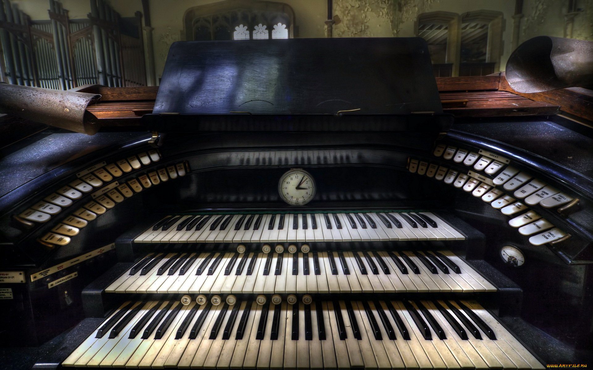 музыка, -музыкальные, инструменты, клавиши, орган