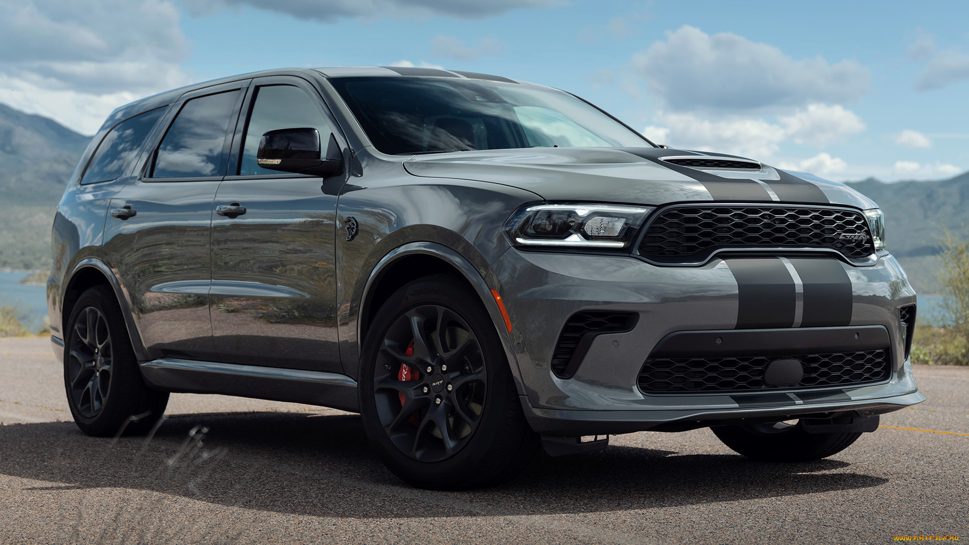 dodge, durango, srt, 2020, автомобили, dodge, durango, srt, 2020, black, appearance, package, самый, быстрый, в, мире, suv