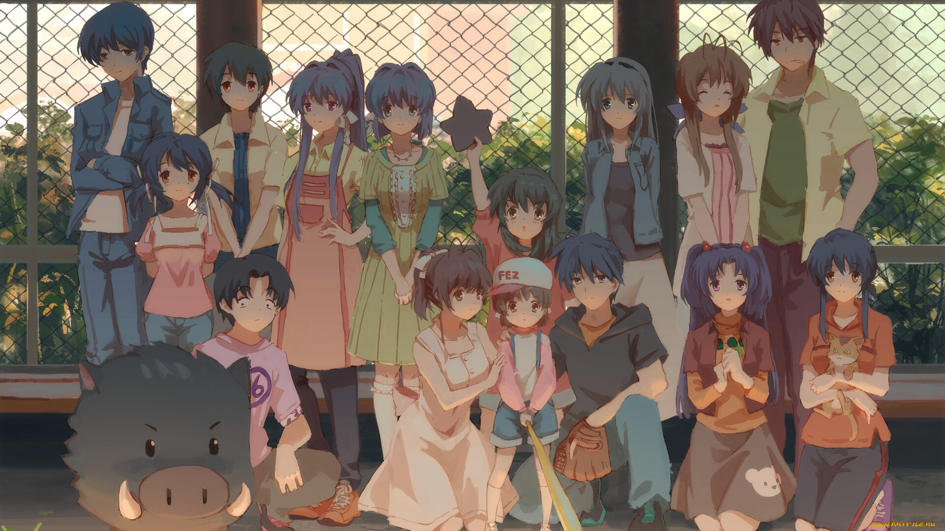 аниме, clannad, кланнад