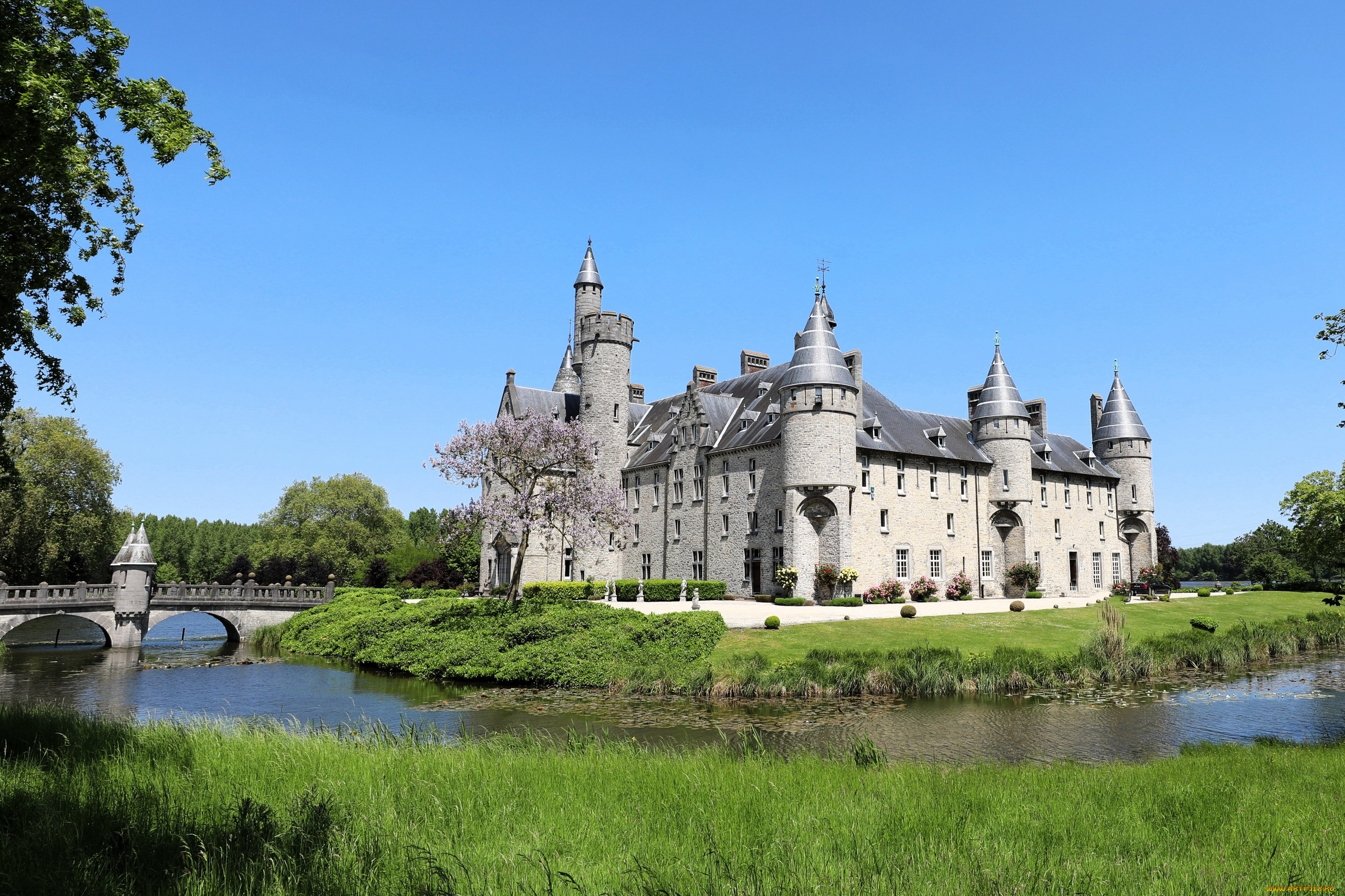 bornem, castle, belgium, города, замки, бельгии, bornem, castle