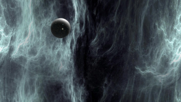 Картинка космос арт планета туманность