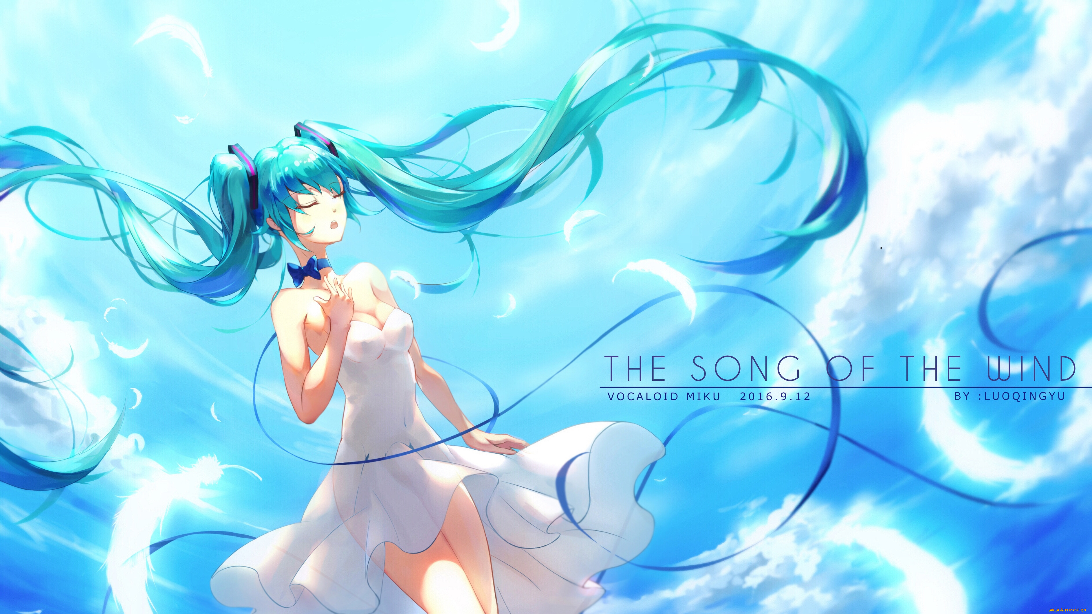 аниме, vocaloid, hatsune, miku