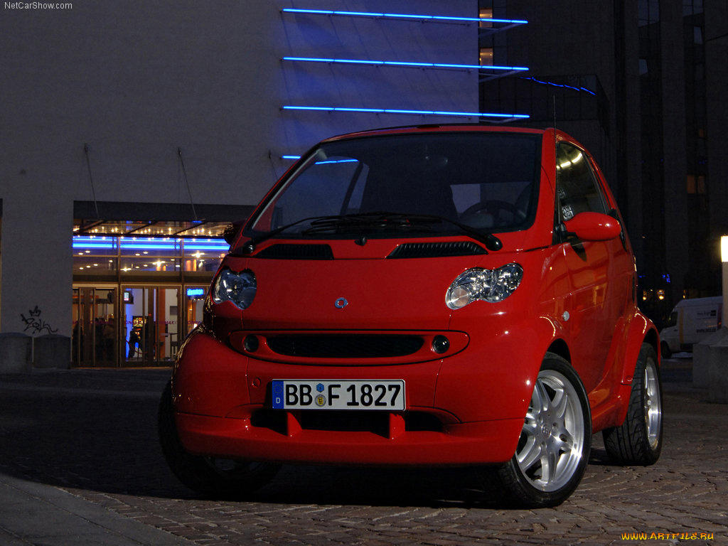 smart, fortwo, edition, red, 2006, автомобили