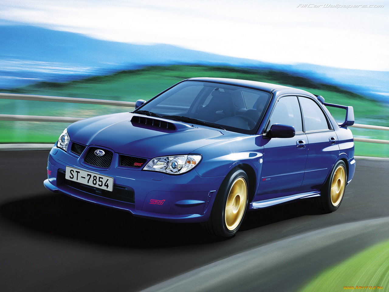 subaru, impreza, wrx, sti, 2006, автомобили