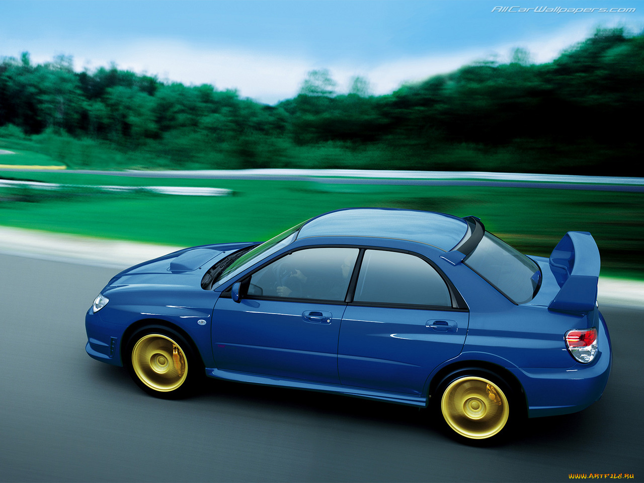 subaru, impreza, wrx, sti, 2006, автомобили