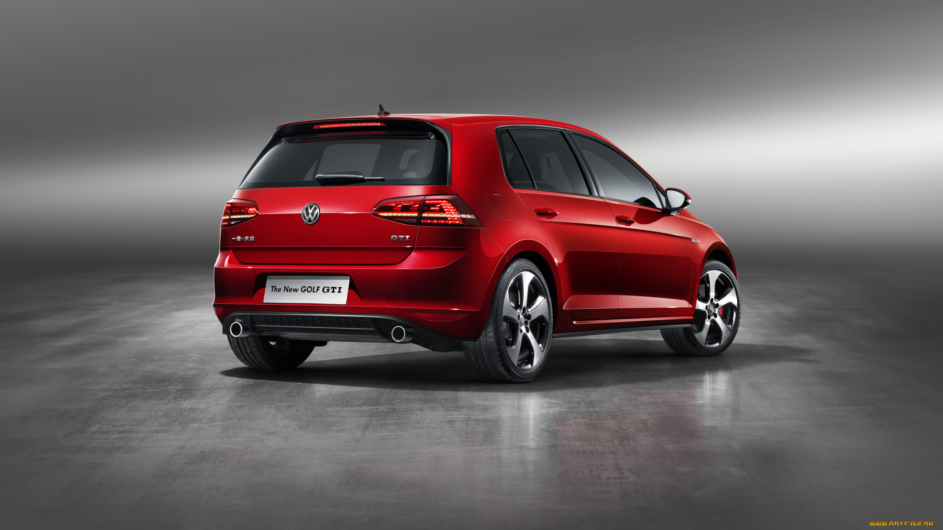 автомобили, volkswagen, gti, golf, красный, 2015г, typ, 5g, cn-spec