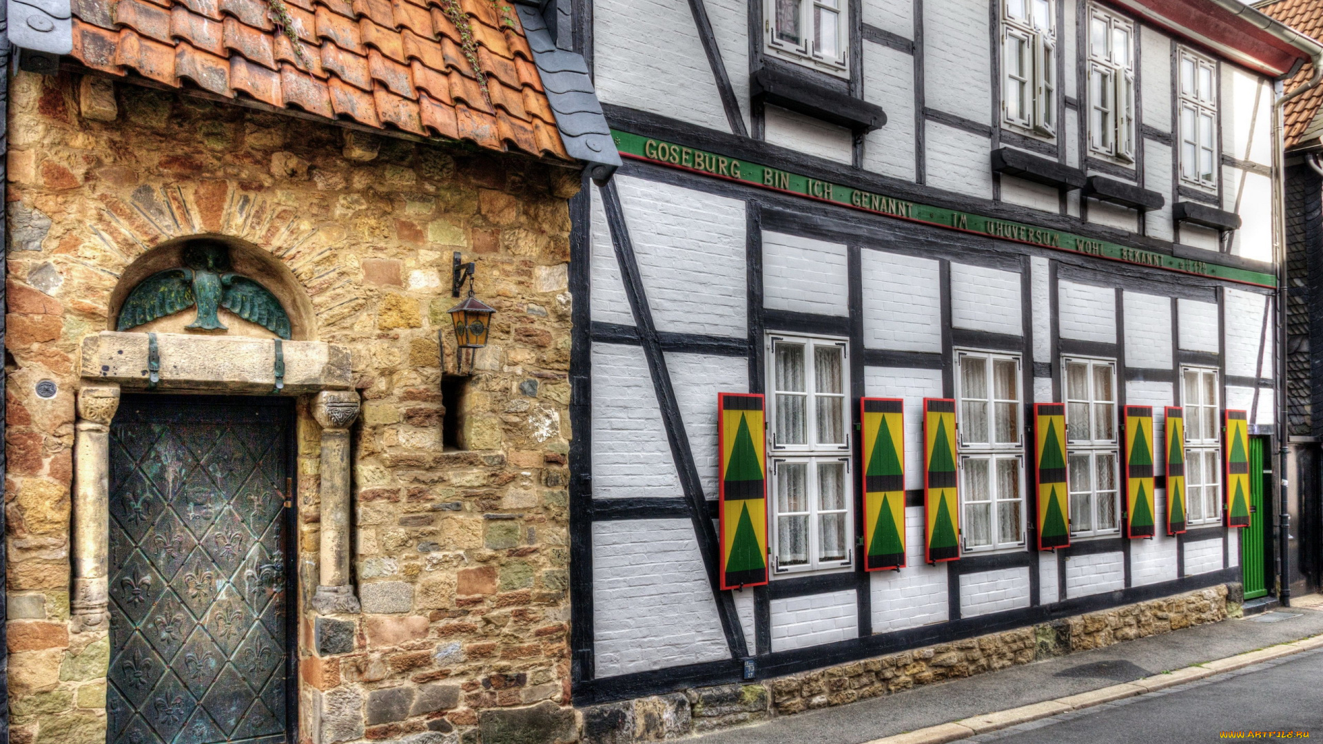 goslar, lower, saxony, germany, города, -, здания, , дома, lower, saxony