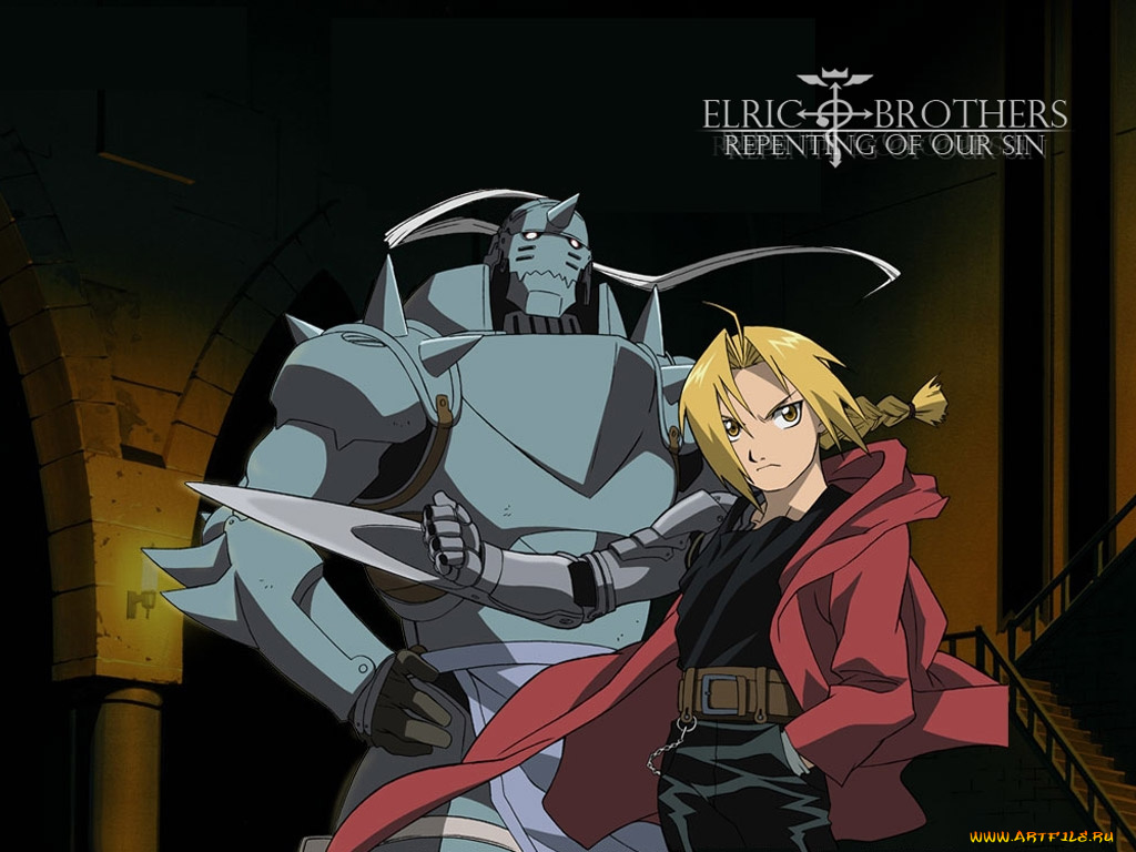 аниме, fullmetal, alchemist