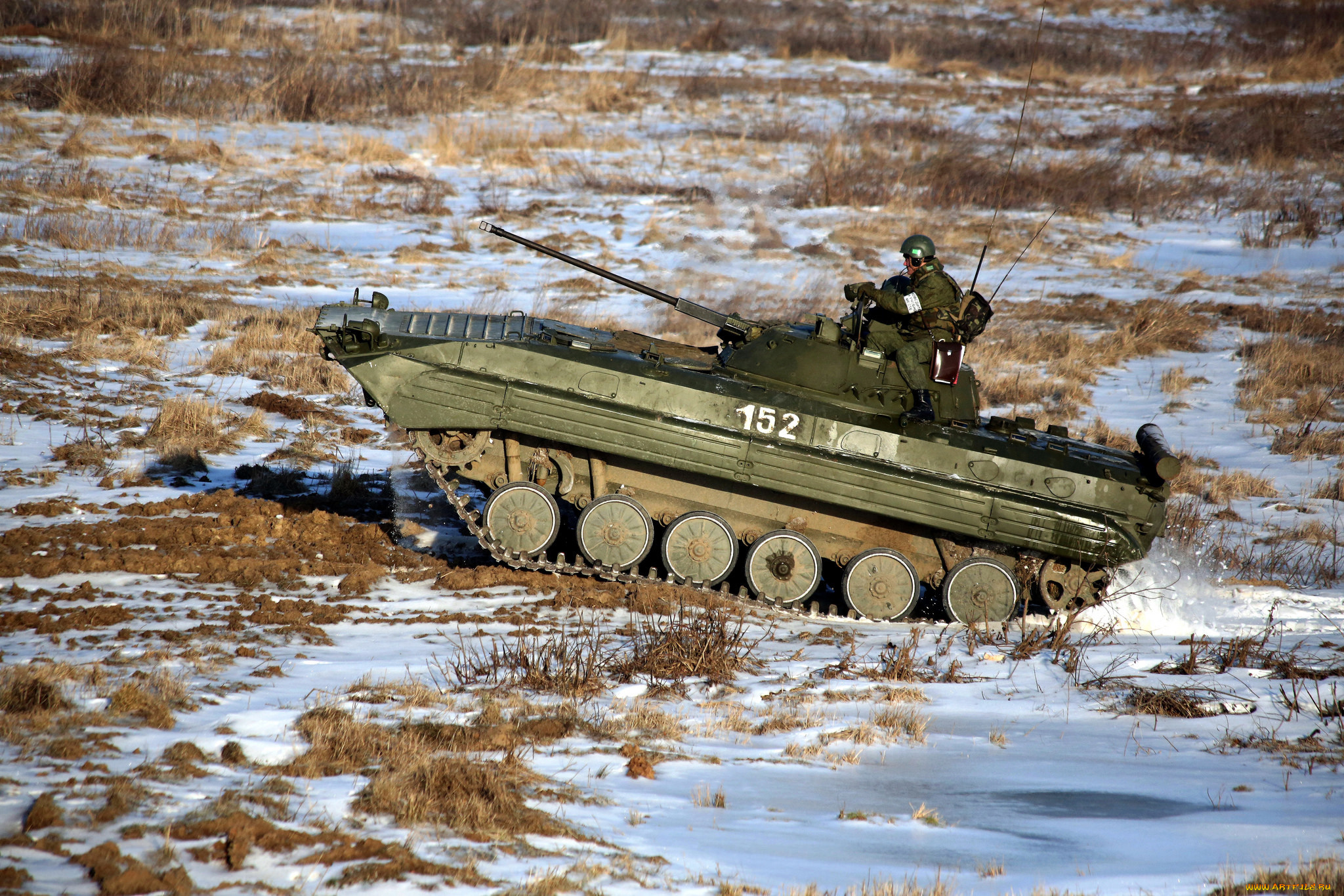 техника, военная, техника, поле