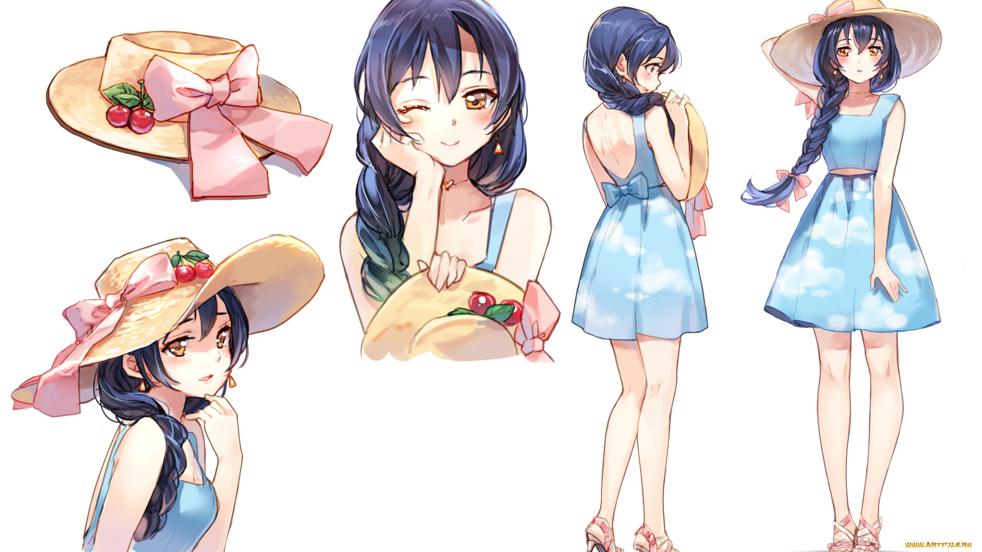 аниме, love, live, , school, idol, project, sonoda, umi