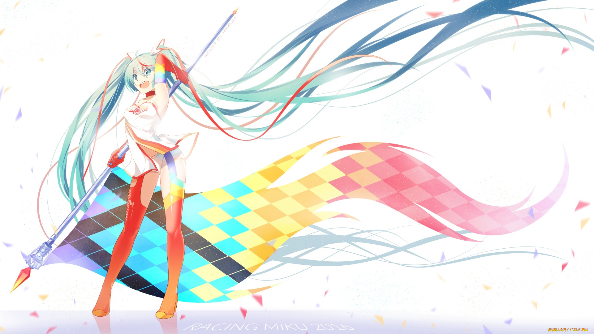 аниме, vocaloid, hatsune, miku