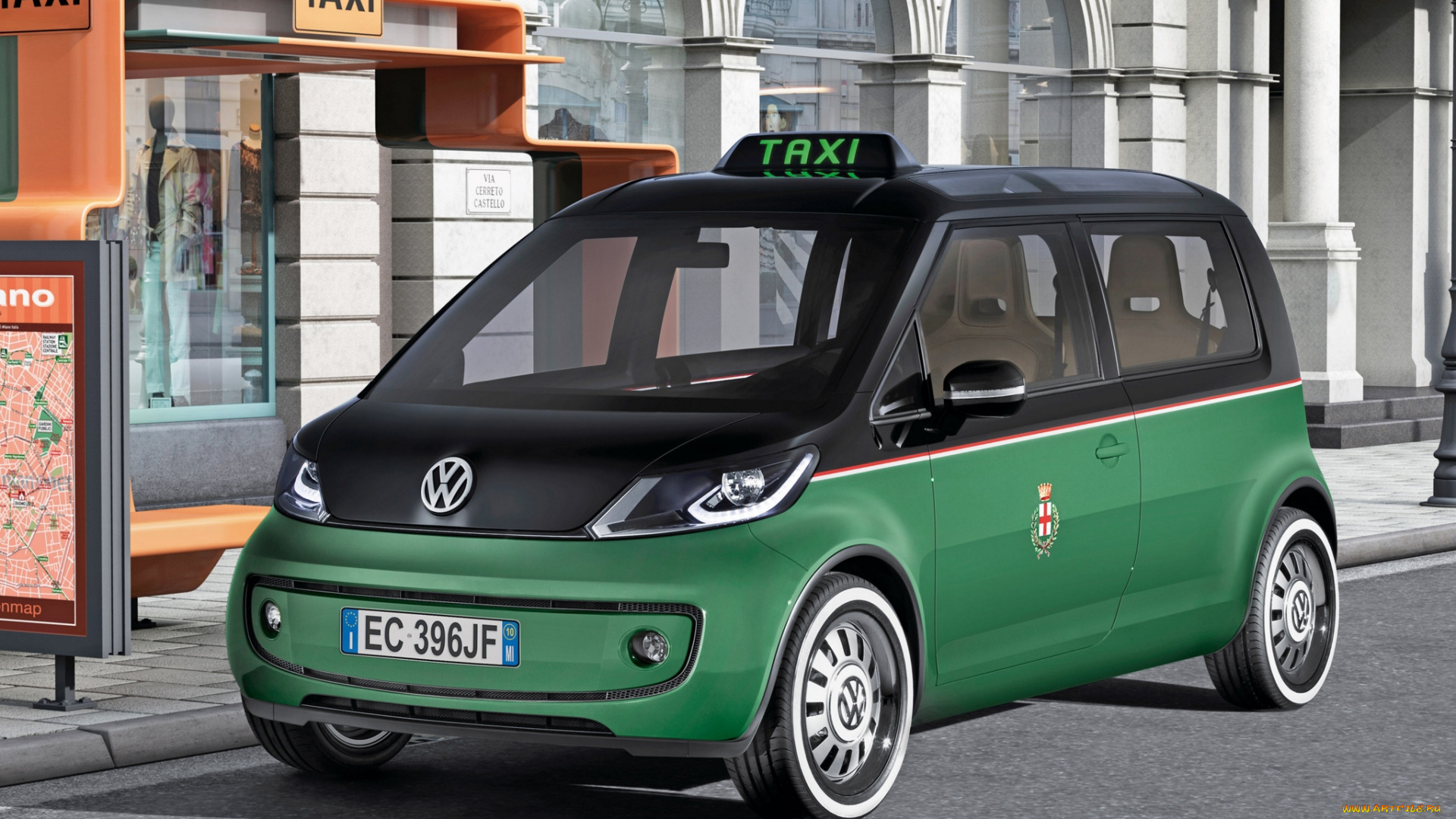 volkswagen, milano, taxi, concept, 2010, автомобили, volkswagen, 2010, concept, taxi, milano