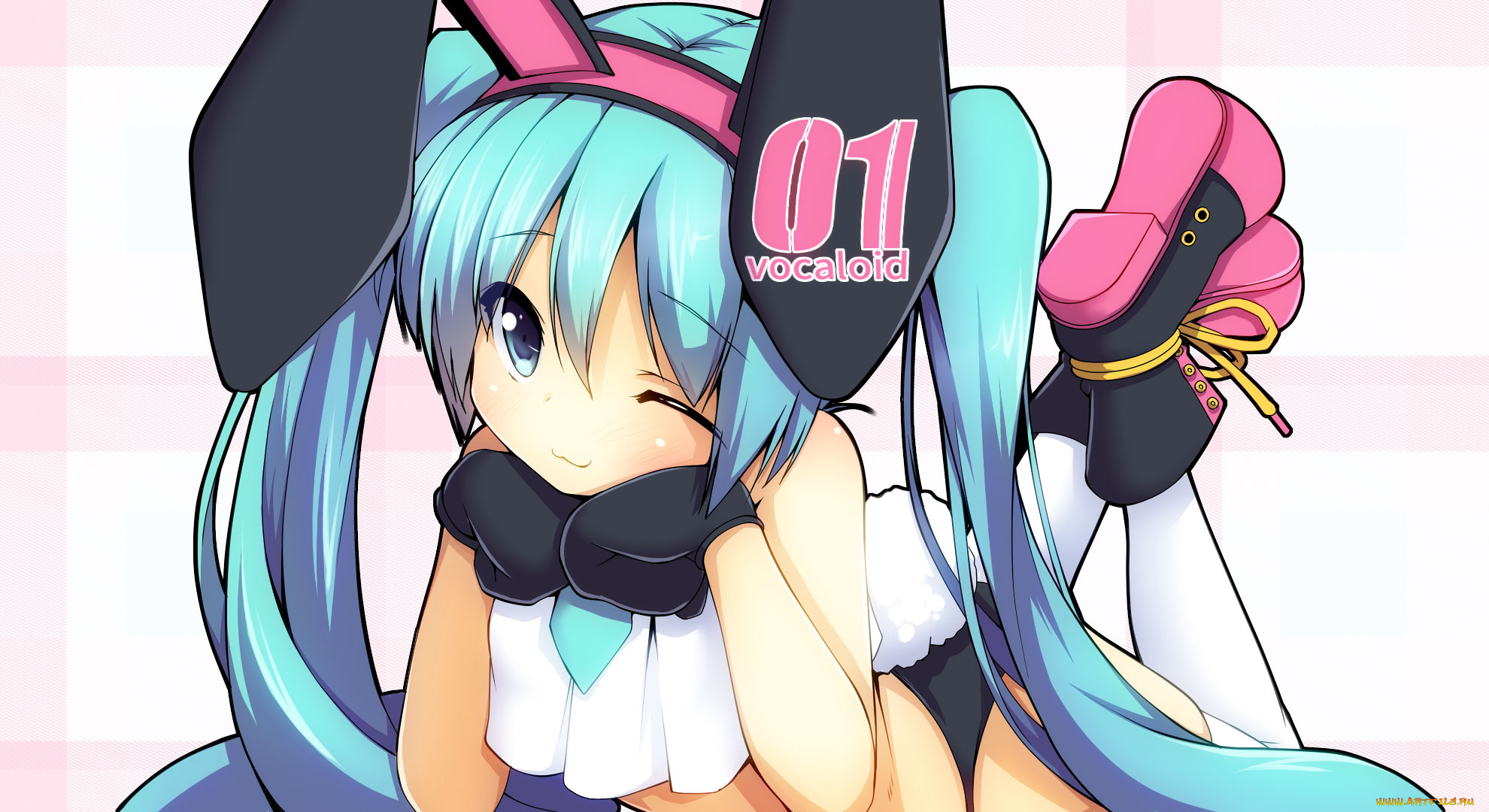 аниме, vocaloid, hatsune, miku