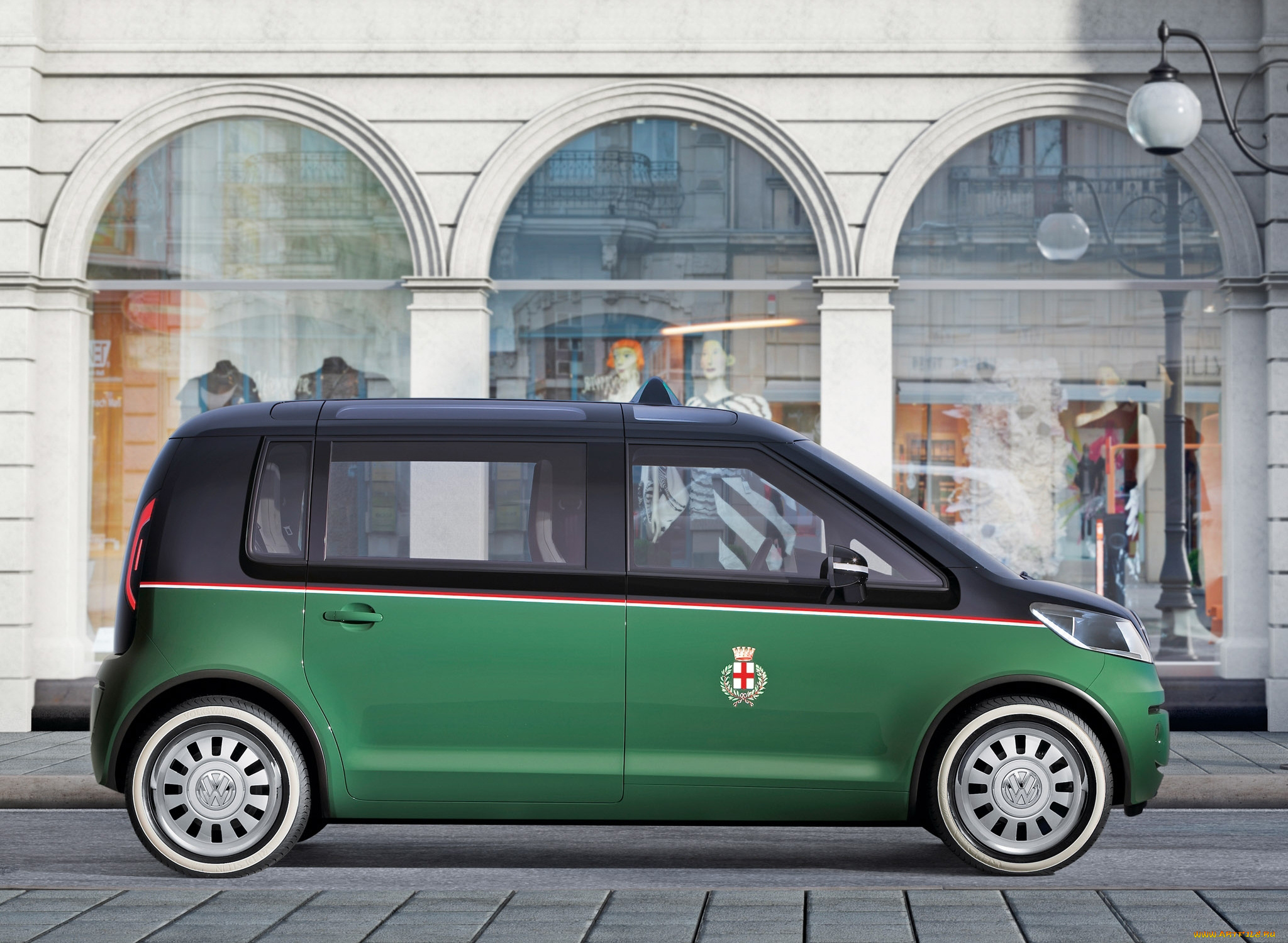 volkswagen, milano, taxi, concept, 2010, автомобили, volkswagen, milano, 2010, taxi, concept