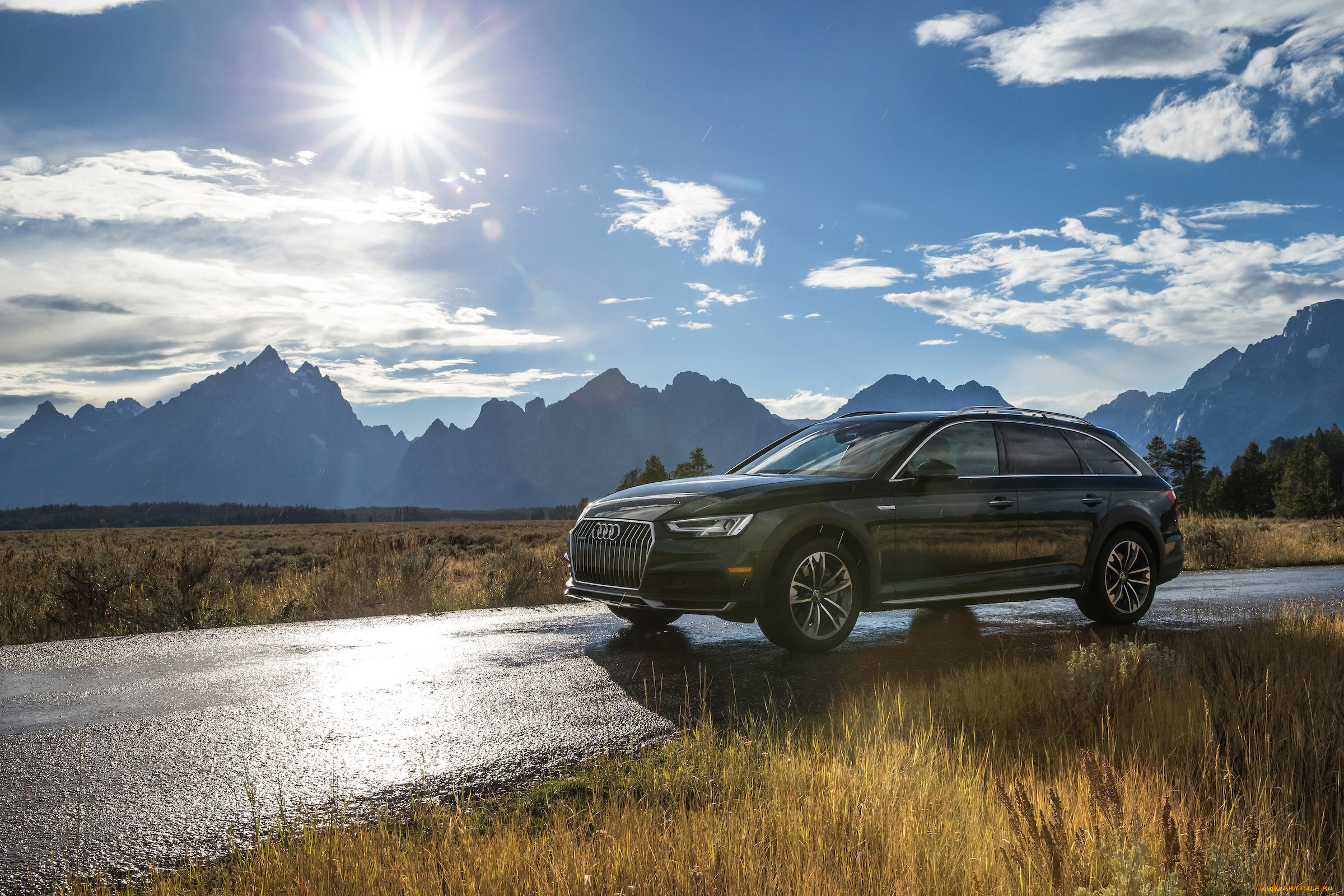 автомобили, audi, allroad, a4, 2017г