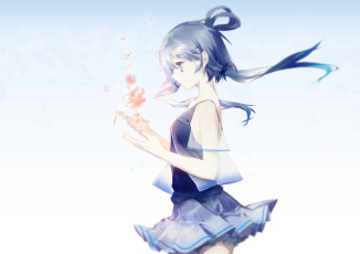 Картинка аниме vocaloid luo tianyi