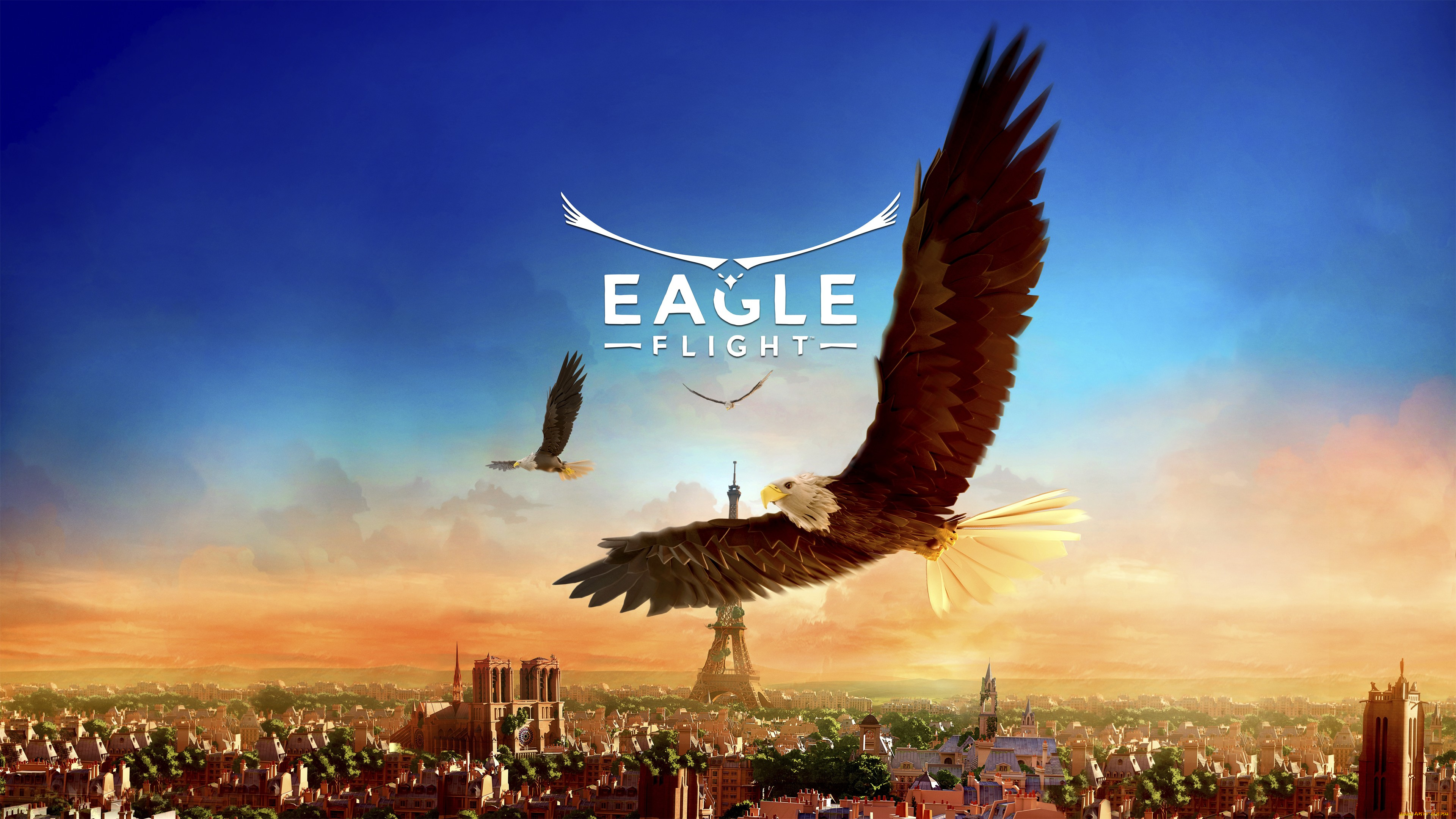 eagle, flight, видео, игры, адвенчура, eagle, flight, симулятор, птицы