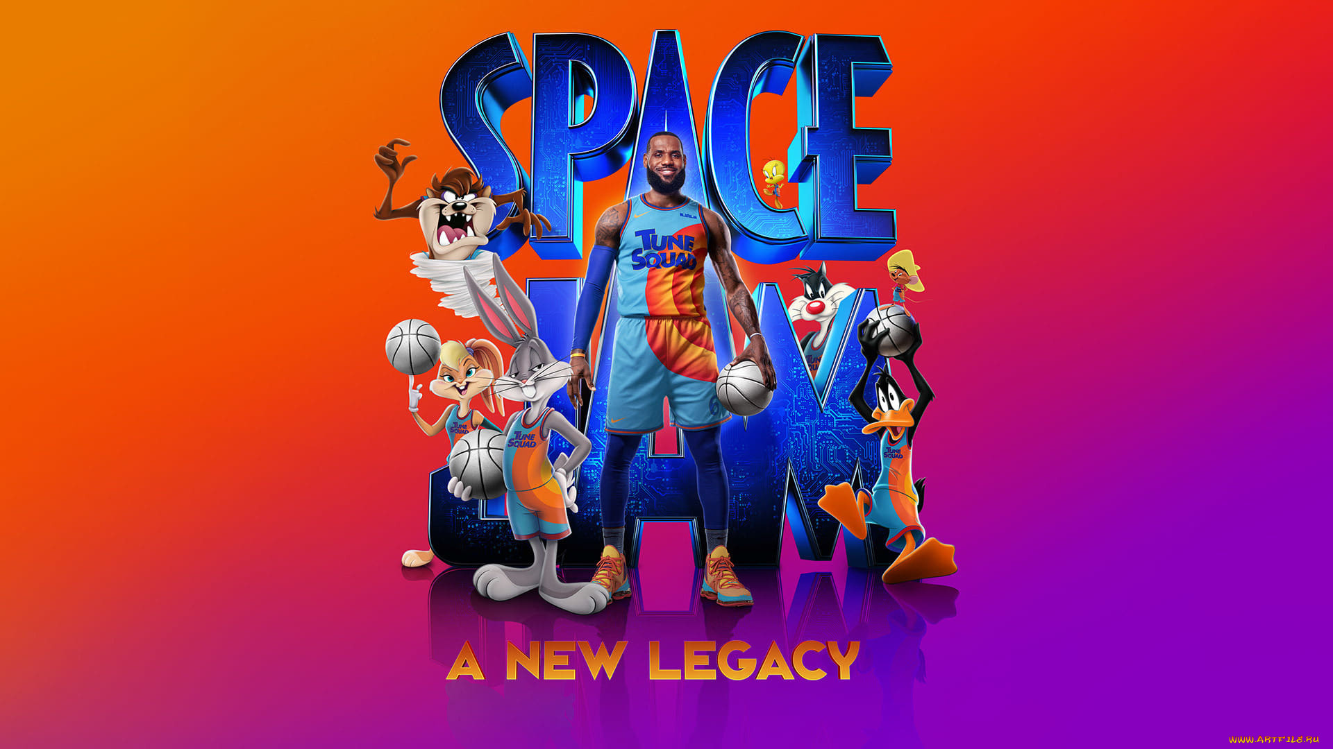 space, jam, , a, new, legacy, , , 2021, , кино, фильмы, , a, new, legacy, космический, джем, новое, поколение, мультфильм, комедия, фантастика, постер, леброн, джеймс