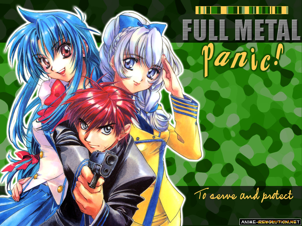 аниме, full, metal, panic