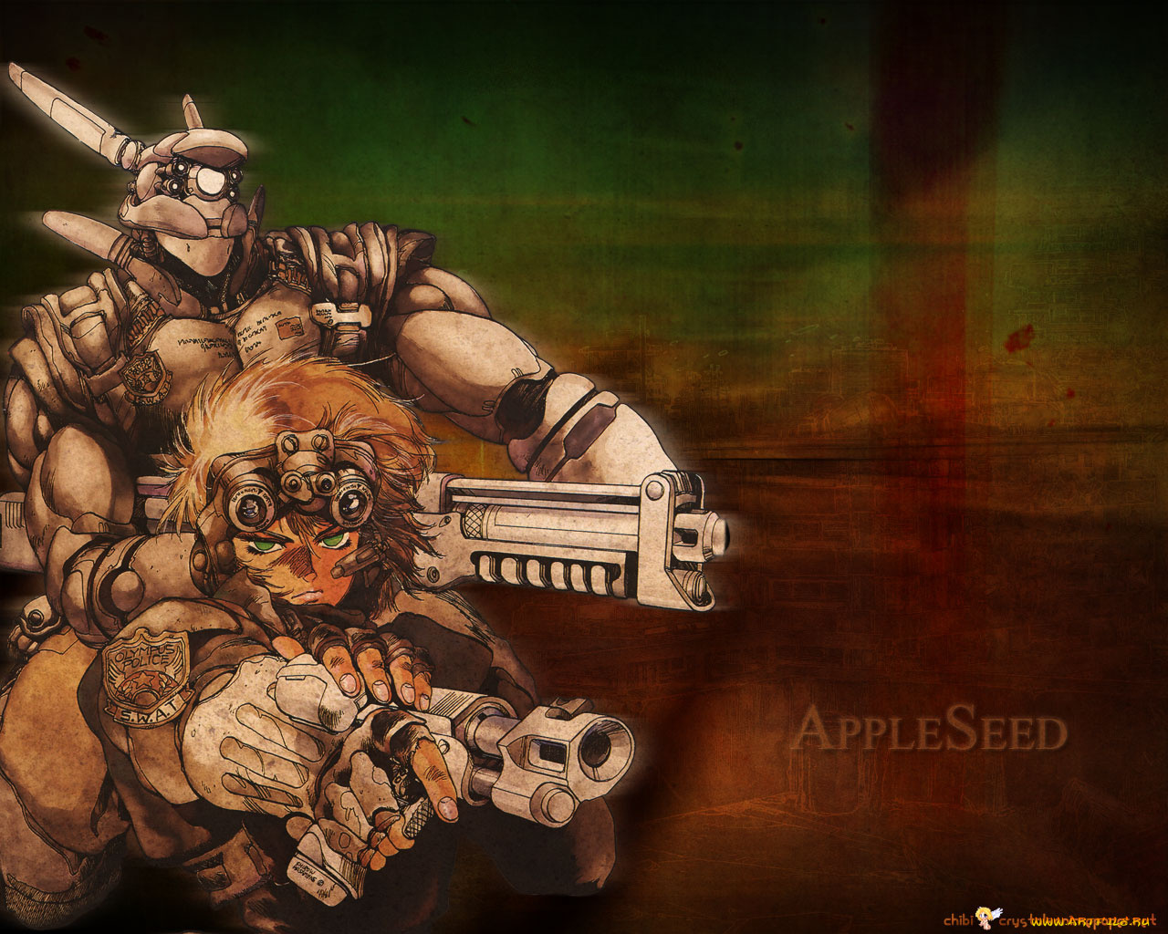 аниме, appleseed