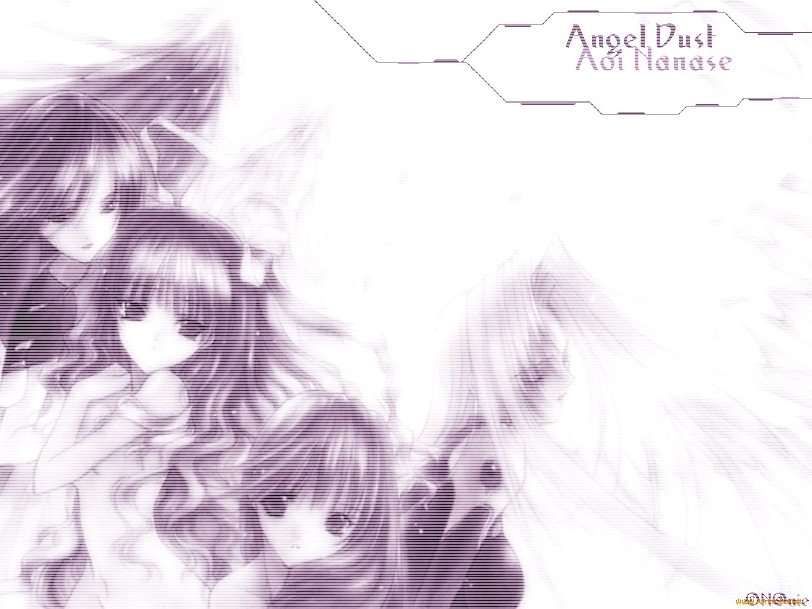 аниме, angel, dust