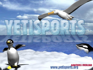 обоя видео, игры, yetisports, albatross, overload