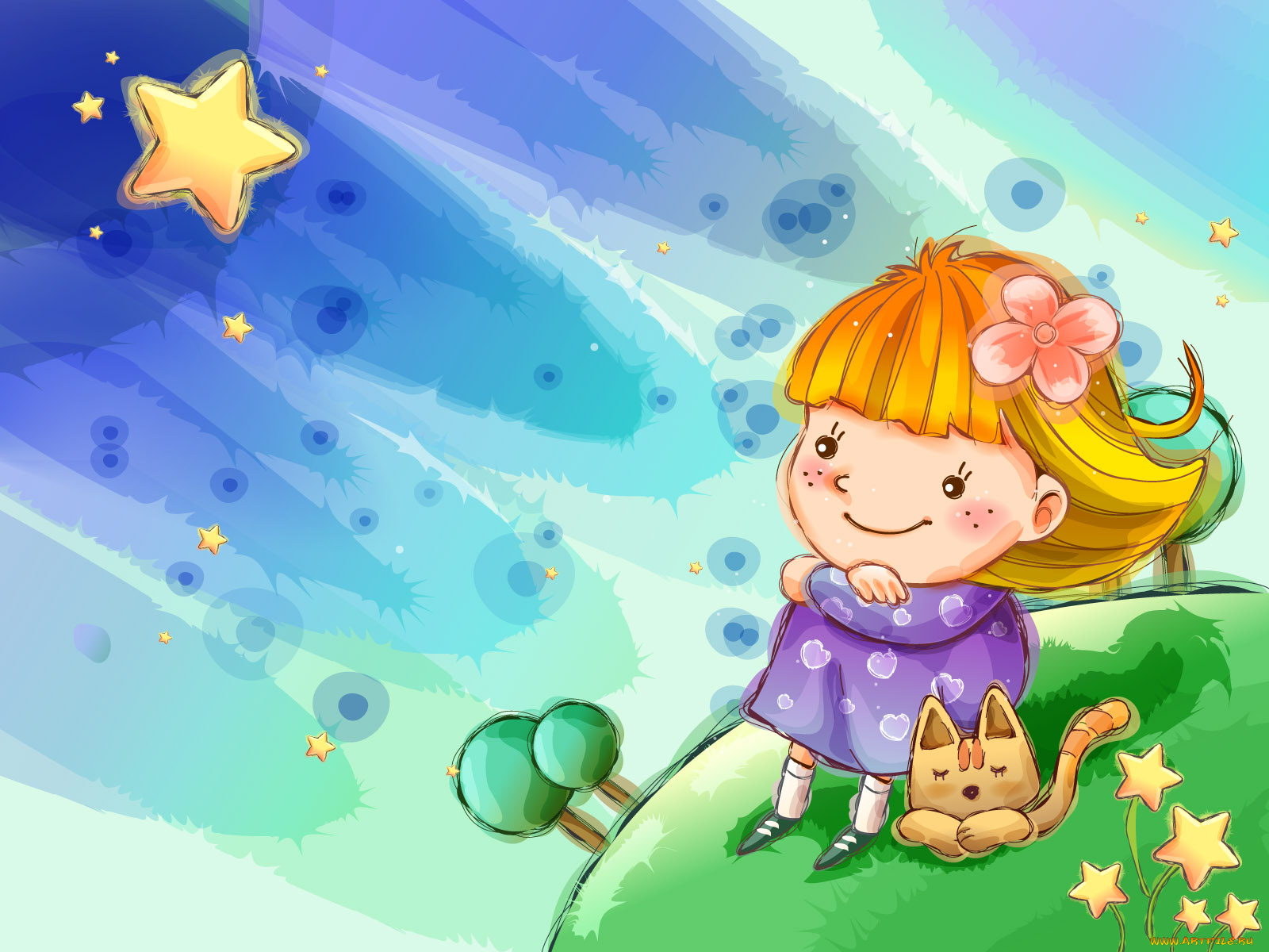 Рисунок мечтая о звездах. Рисунок на тему детство. Счастливое детство. Красивые детские картинки. Детский фон для девочки.