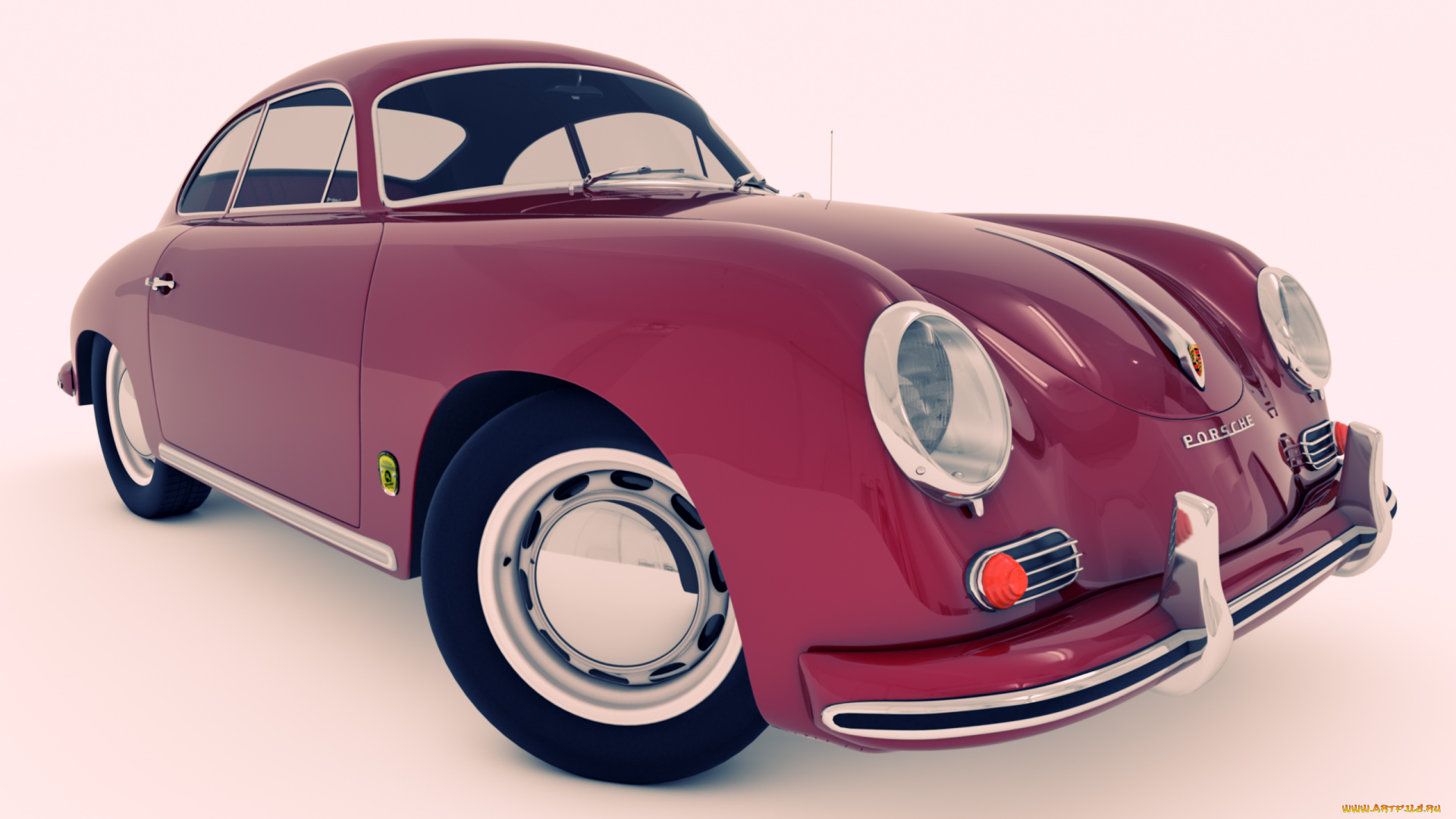 автомобили, 3д, 1957, porsche, 356a