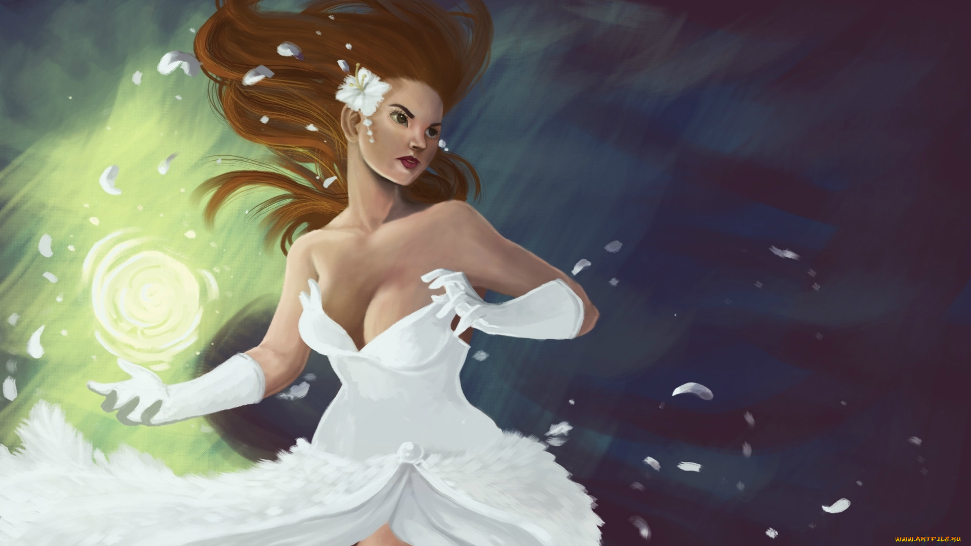 Волшебница в белом платье