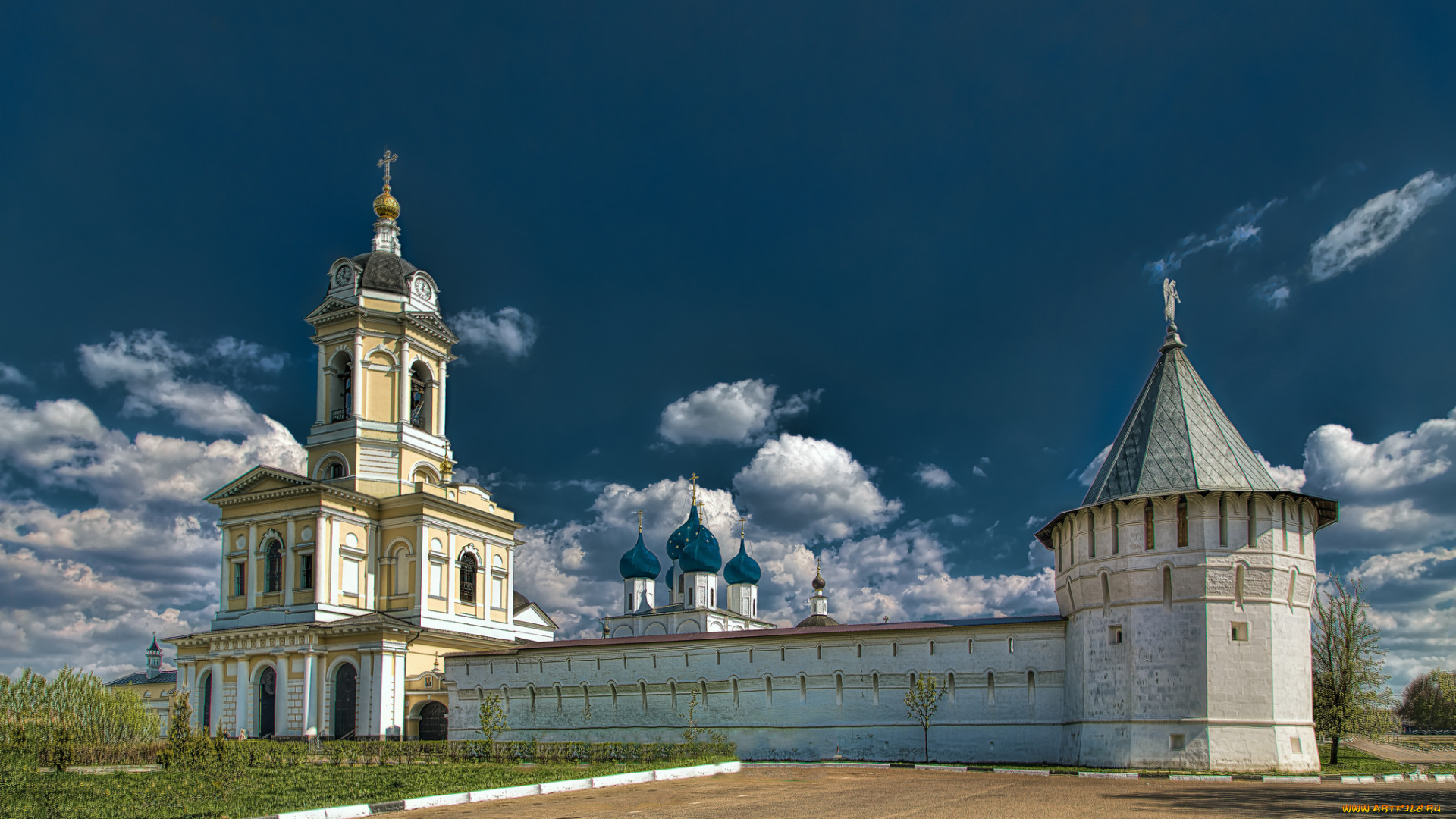 города, -, исторические, , архитектурные, памятники, башня, стены, монастырь