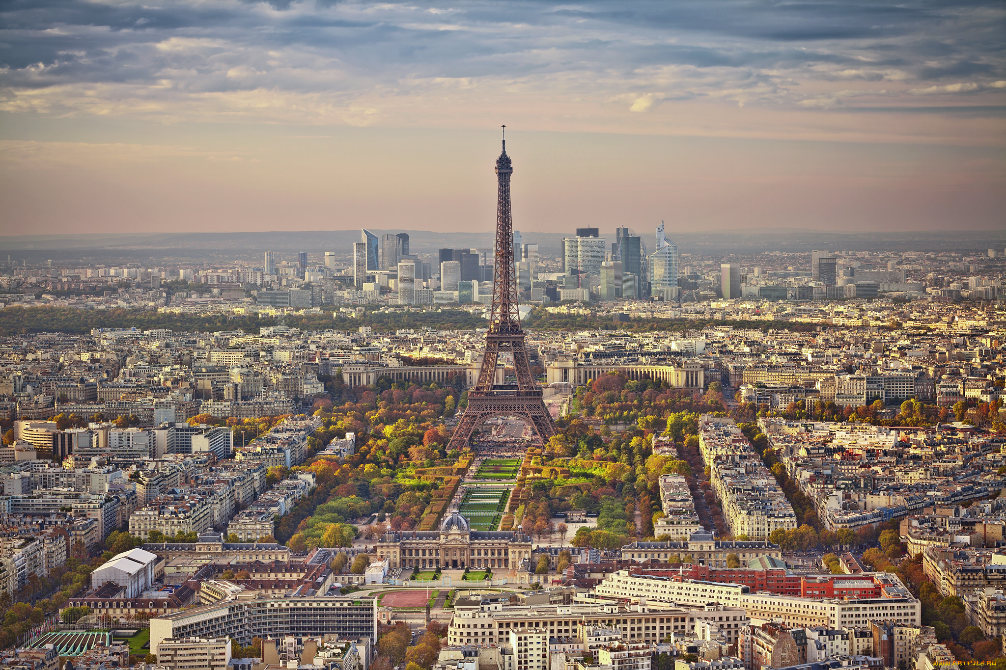 autumn, in, paris, города, париж, , франция, панорама, башня