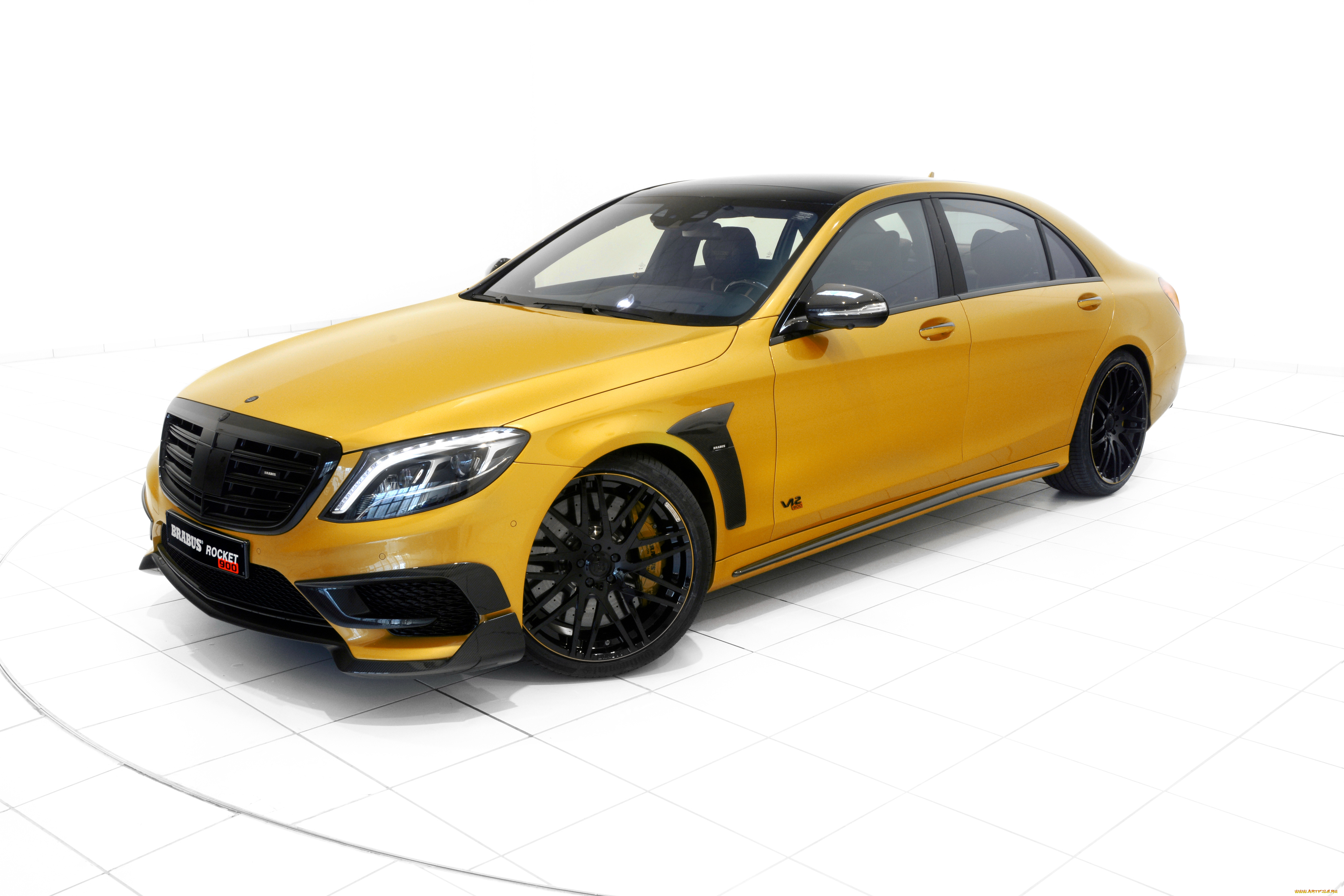 автомобили, brabus, желтый, w222, 2015г, edition, desert, gold, rocket, 900