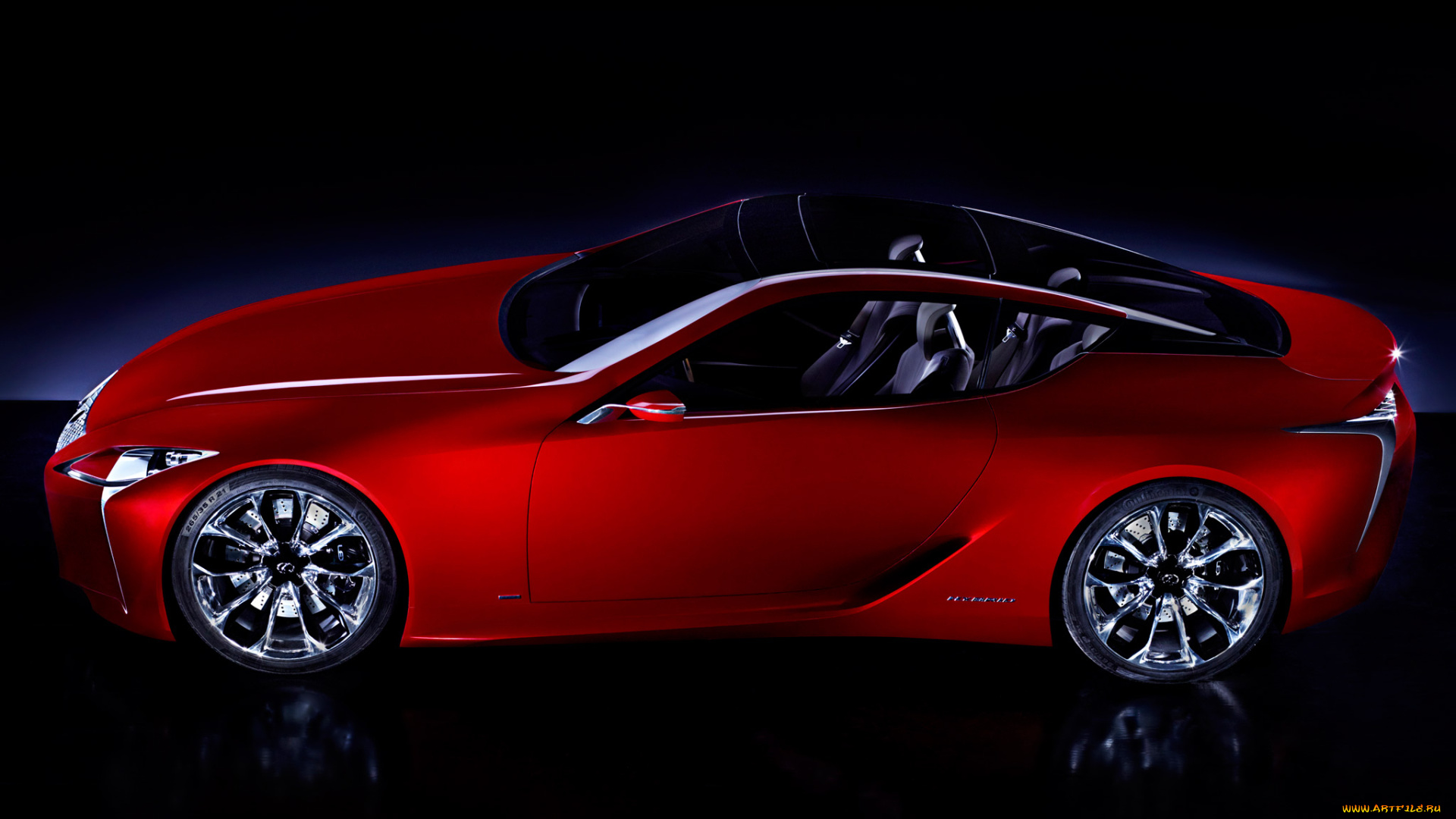 lexus, lf-lc, red, concept, 2012, автомобили, lexus, red, lf-lc, 2012, concept