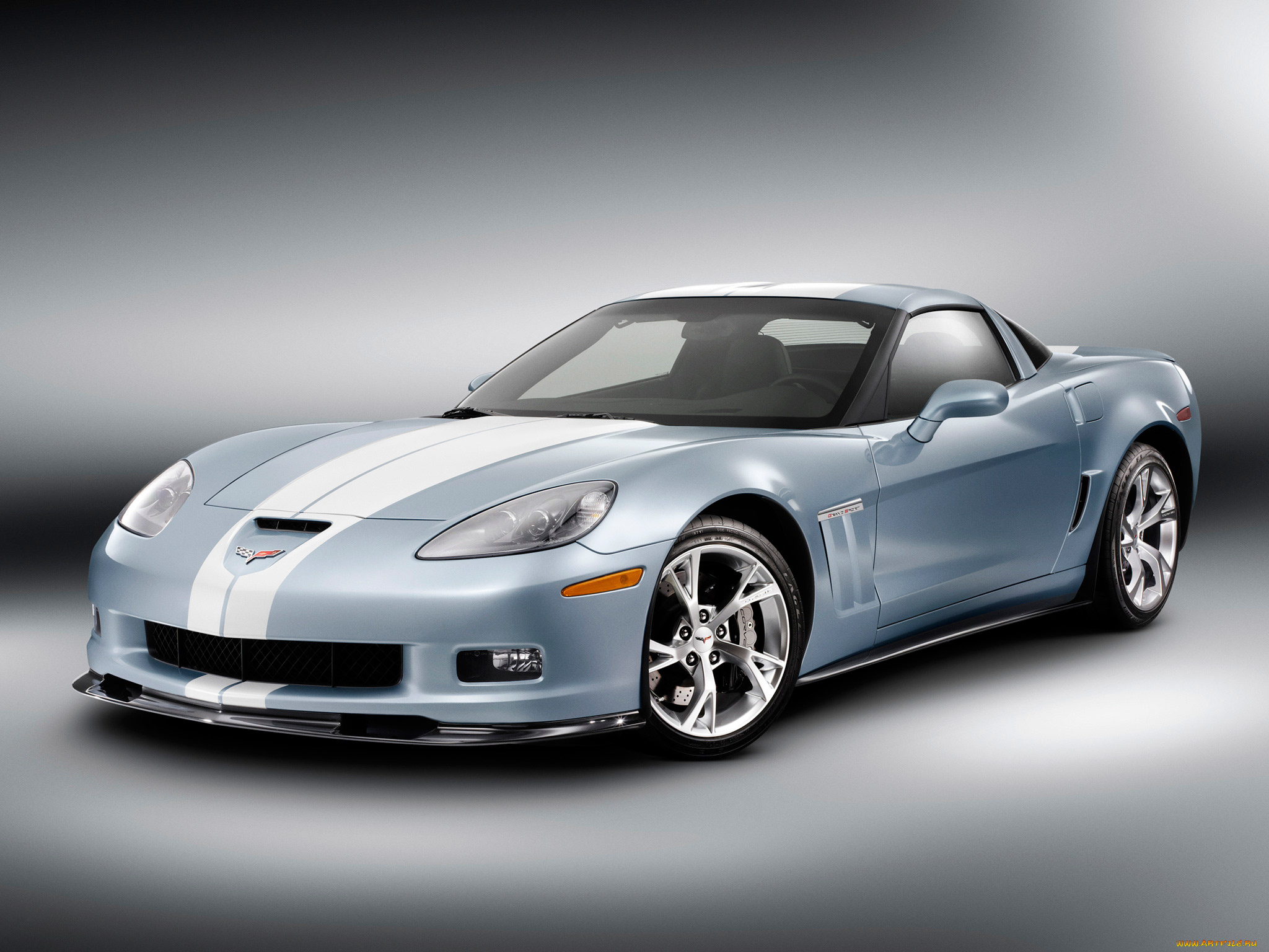 corvette, grand, sport, carlisle, blue, concept, 2011, автомобили, corvette, carlisle, 2011, grand, sport, blue, concept