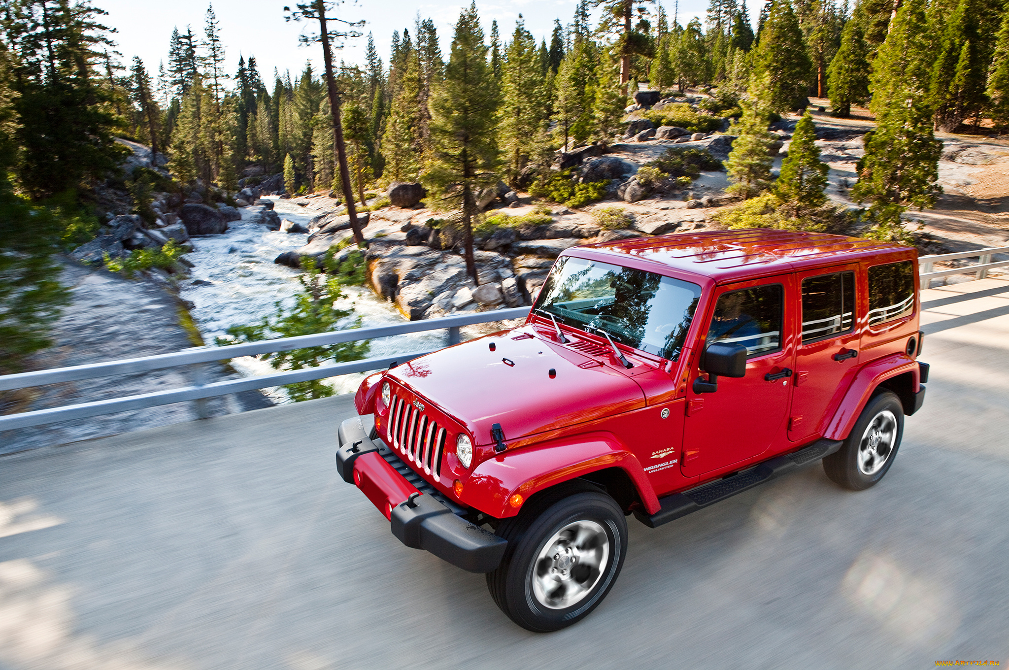 jeep, wrangler, jk, sahara, 2018, автомобили, jeep, красный, wrangler, jk, sahara, 2018