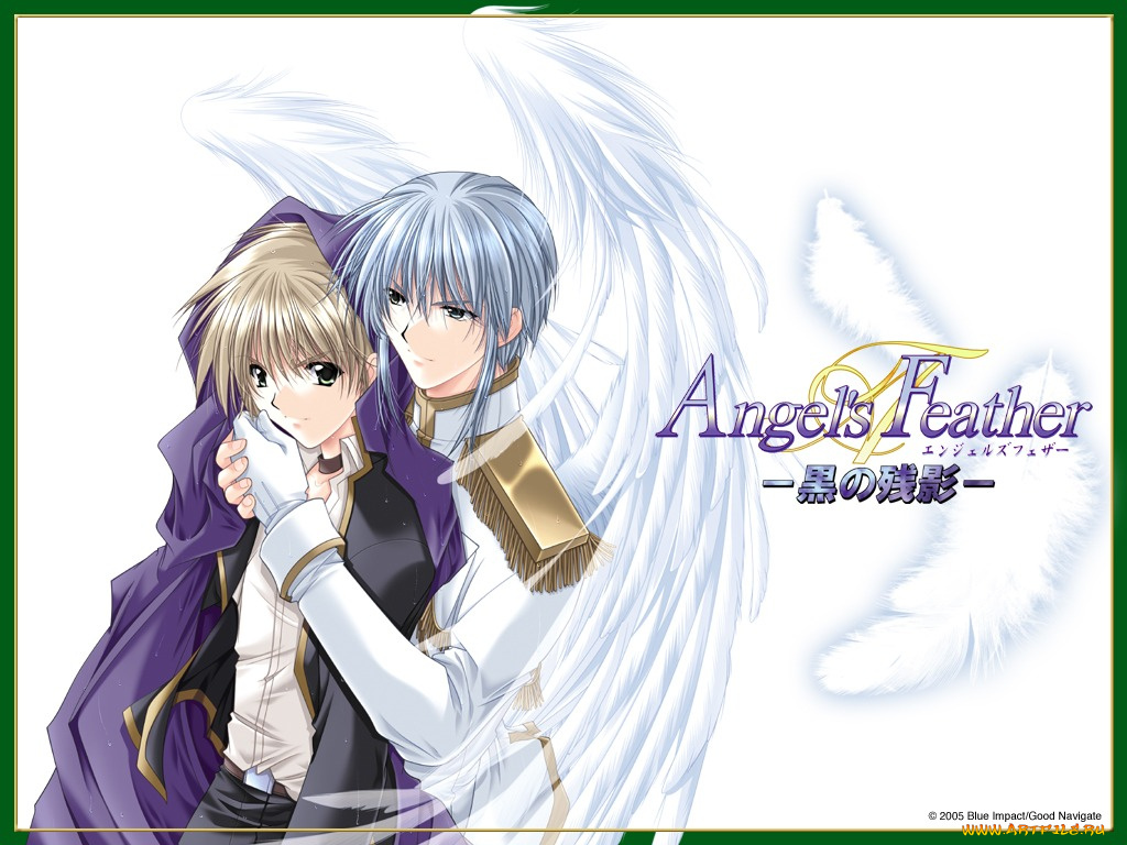 аниме, angel`s, feather