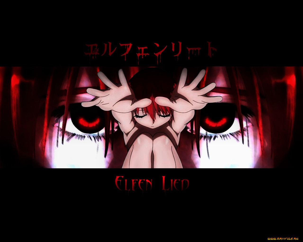 elfen, lied, аниме