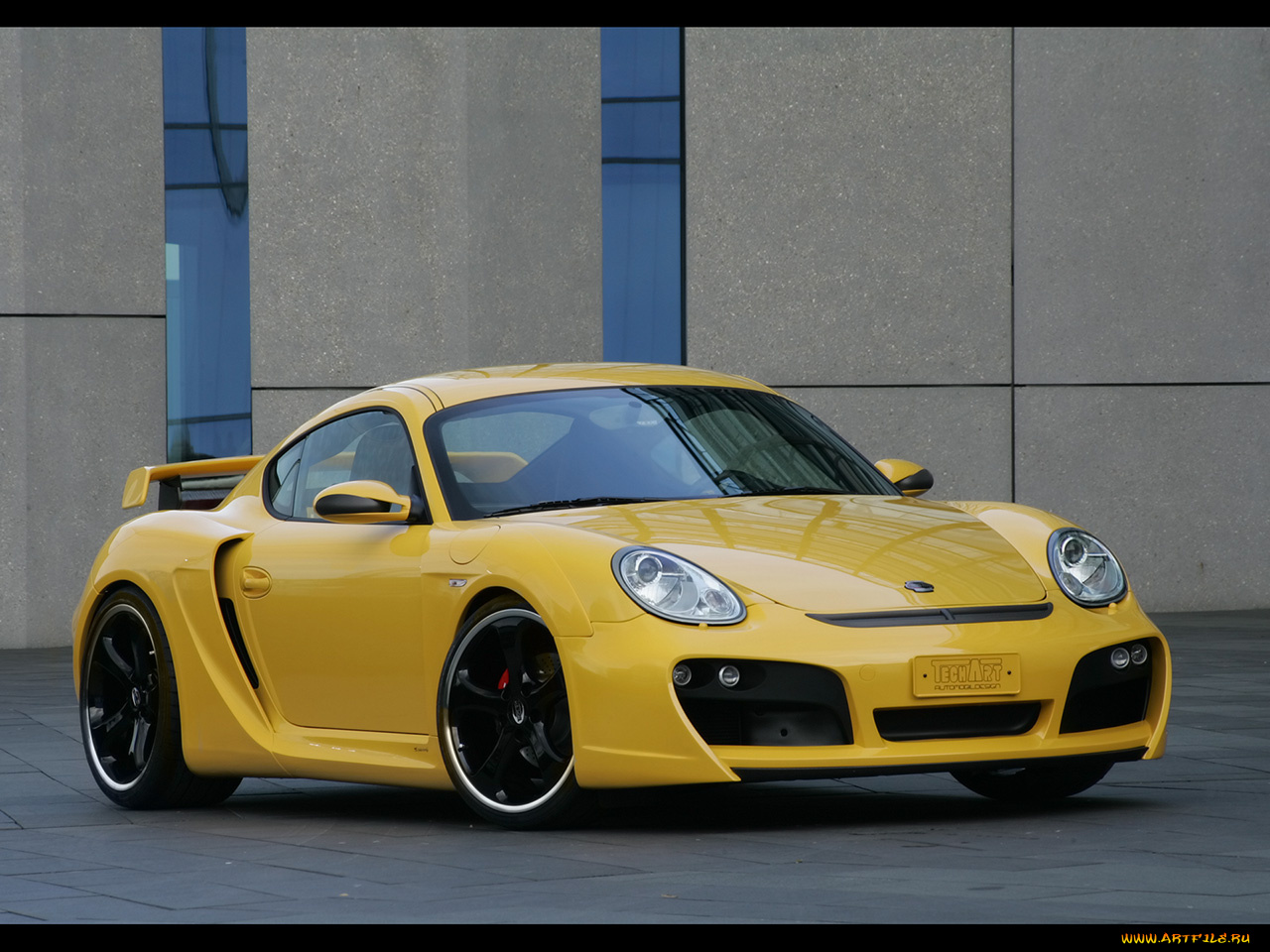 2007, techart, widebody, based, on, porsche, cayman, автомобили