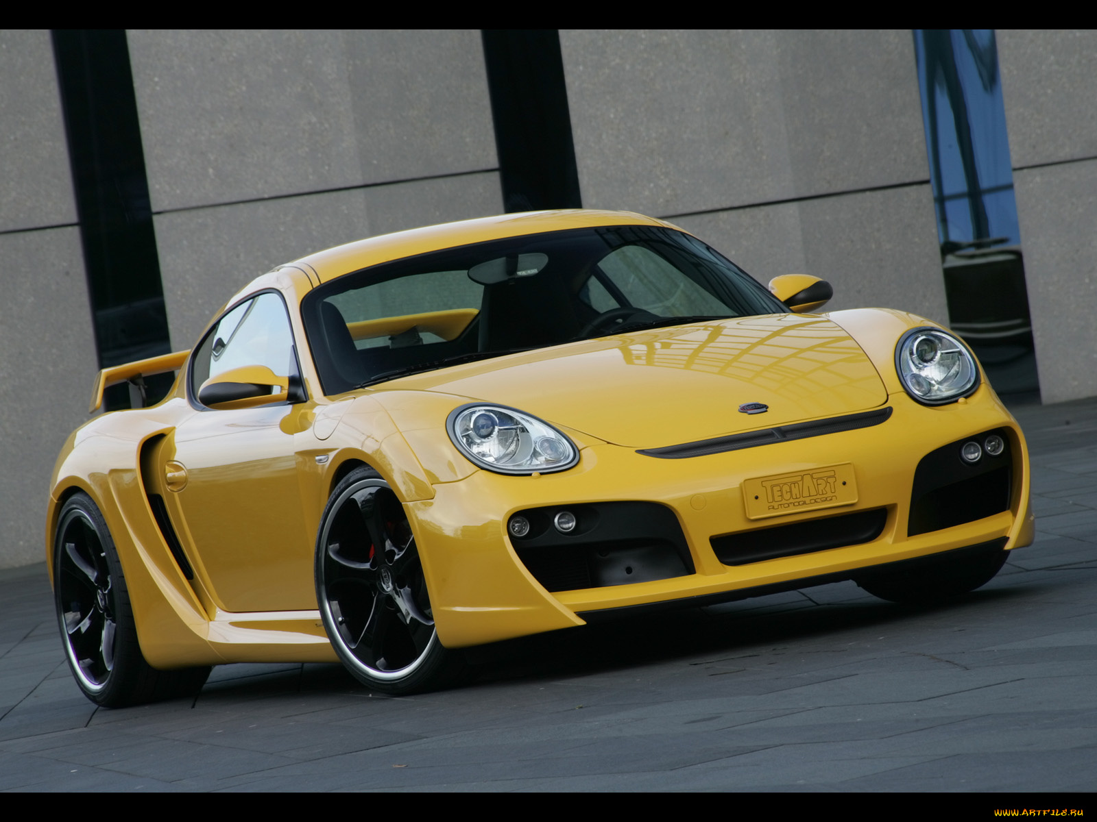 2007, techart, widebody, based, on, porsche, cayman, автомобили