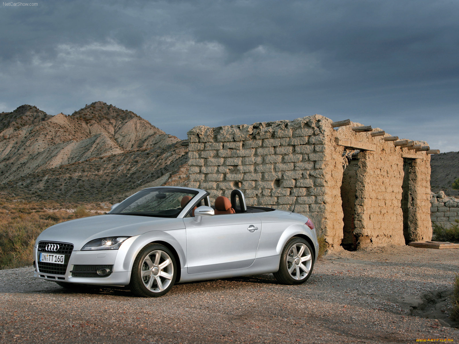 audi, tt, roadster, 2007, автомобили