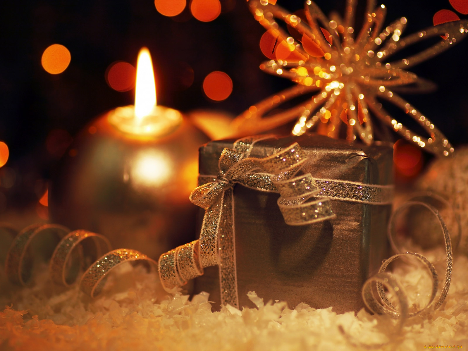 праздничные, новогодние, свечи