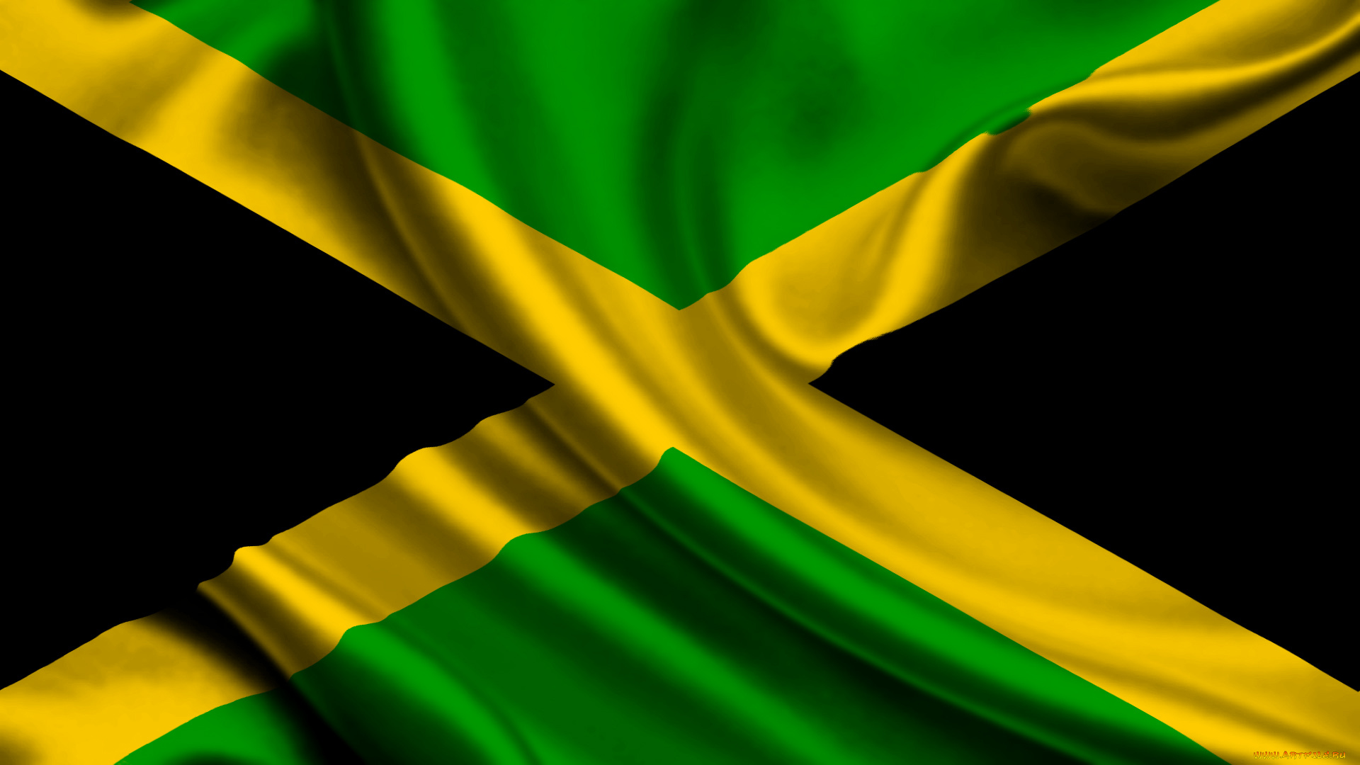 разное, флаги, гербы, jamaica, satin, flag, Ямайка