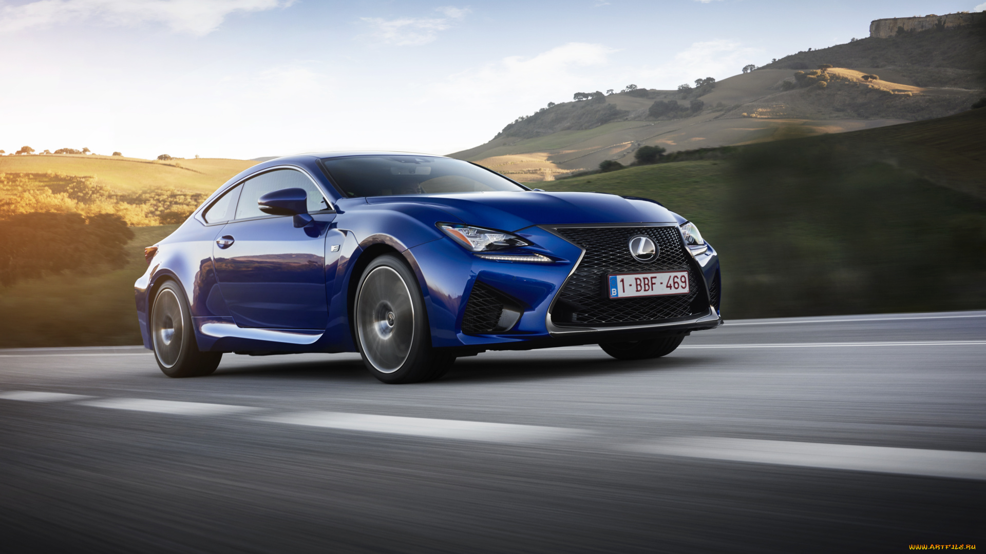 автомобили, lexus, синий, 2014г, eu-spec, rc, f