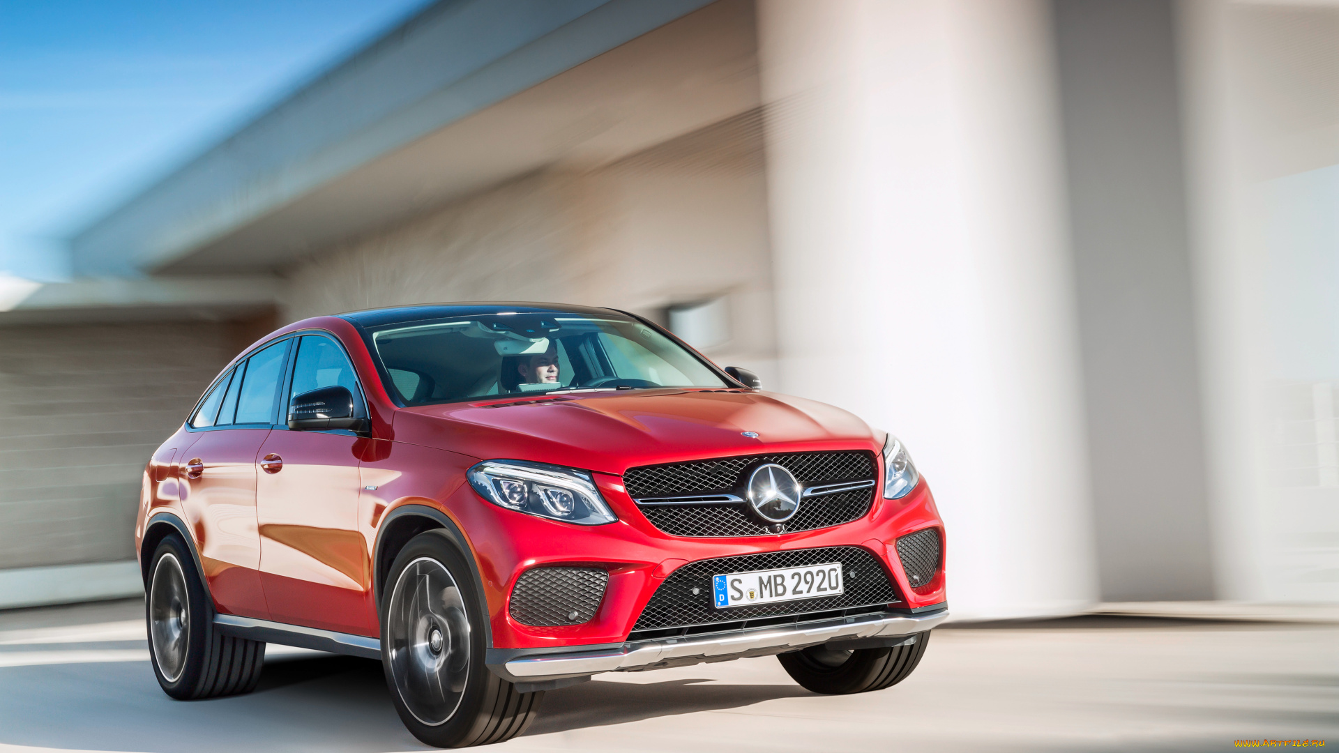 автомобили, mercedes-benz, c292, coupе, 4matic, 2015г, красный, gle, 450, amg