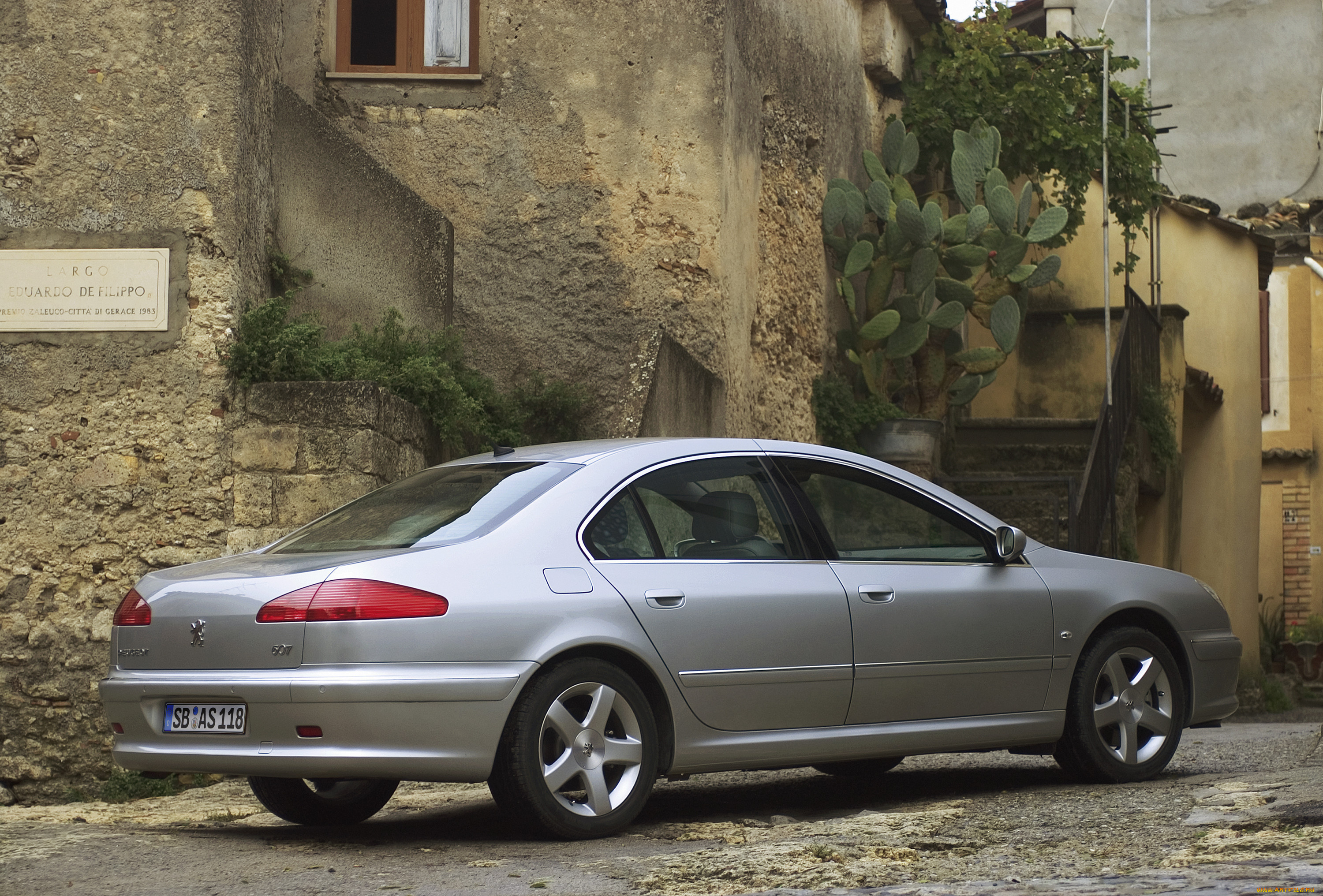 автомобили, peugeot, серый, 2004г, hdi, v6, 2-7, 607
