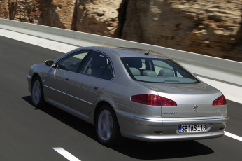 обоя автомобили, peugeot, серый, 2004г, hdi, v6, 2-7, 607