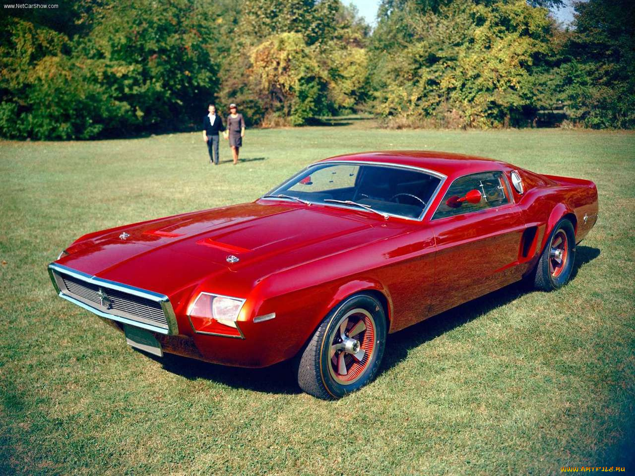 ford, mustang, mach1, concept, 1965, автомобили