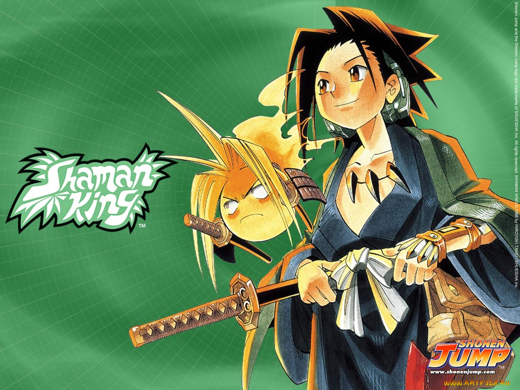 аниме, shaman, king