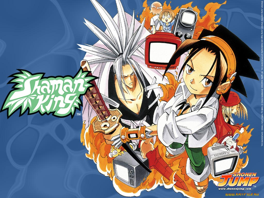 аниме, shaman, king